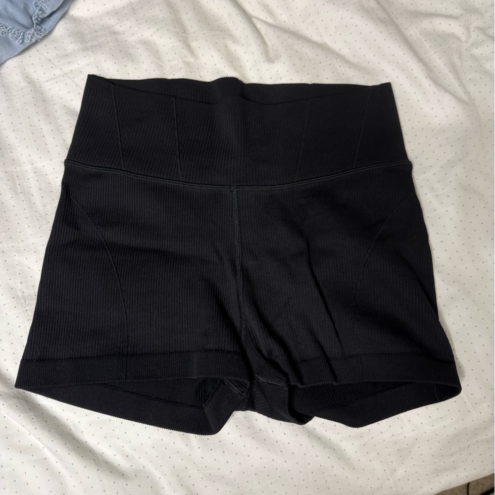 Aerie Black Ribbed Tube Top